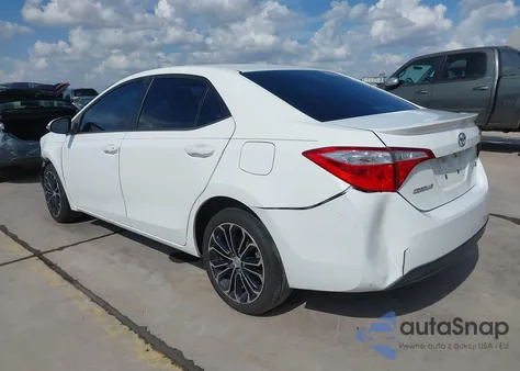 2015 Toyota Corolla S Plus z USA, uszkodzony, nr VIN 5YFBURHE1FP254350